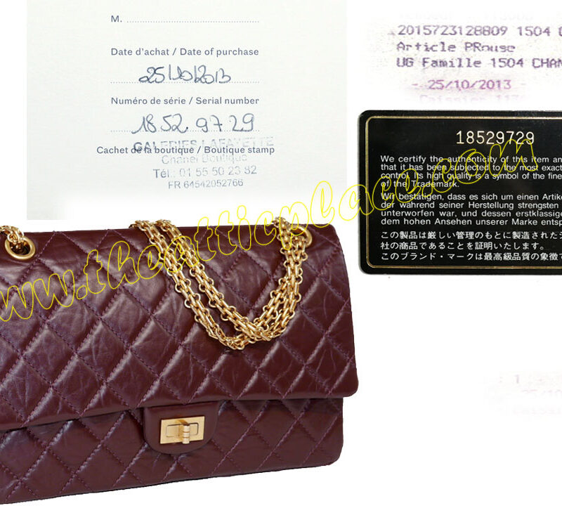 Chanel 18529729 Burgundy Reissue Medium Gold Hardware-0