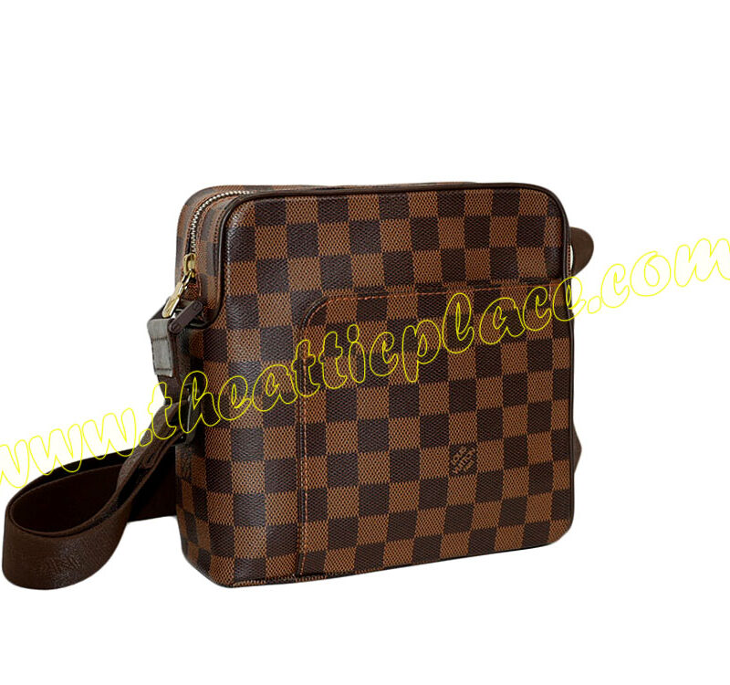 Louis Vuitton N41442 Damier Olav PM Unisex Messenger Bag-0