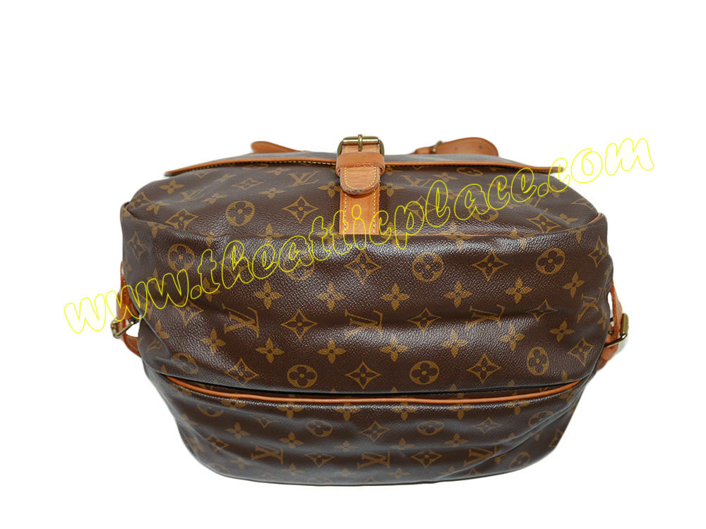 Louis Vuitton M42254 Saumur 35 Large Vintage Messenger Sling Bag for Unisex-36887