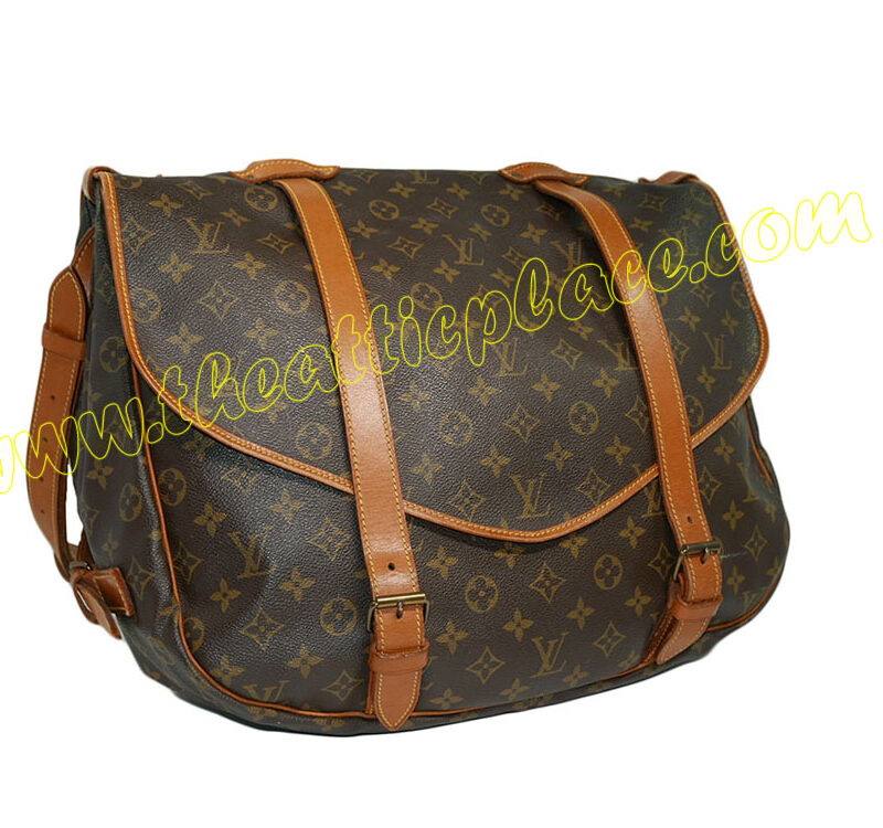Louis Vuitton M42252 Saumur 43 Vintage XL Men Shoulder/ Messenger Sling Bag-0