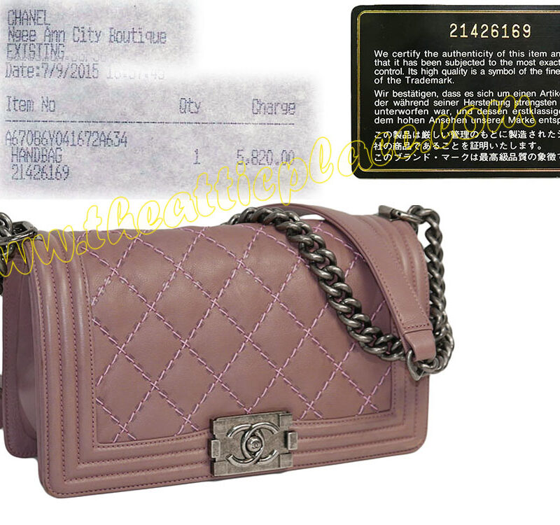 Chanel A67086Y Rosa Pink 21426169 Quilted Lambskin Medium Boy Chanel Flap-0