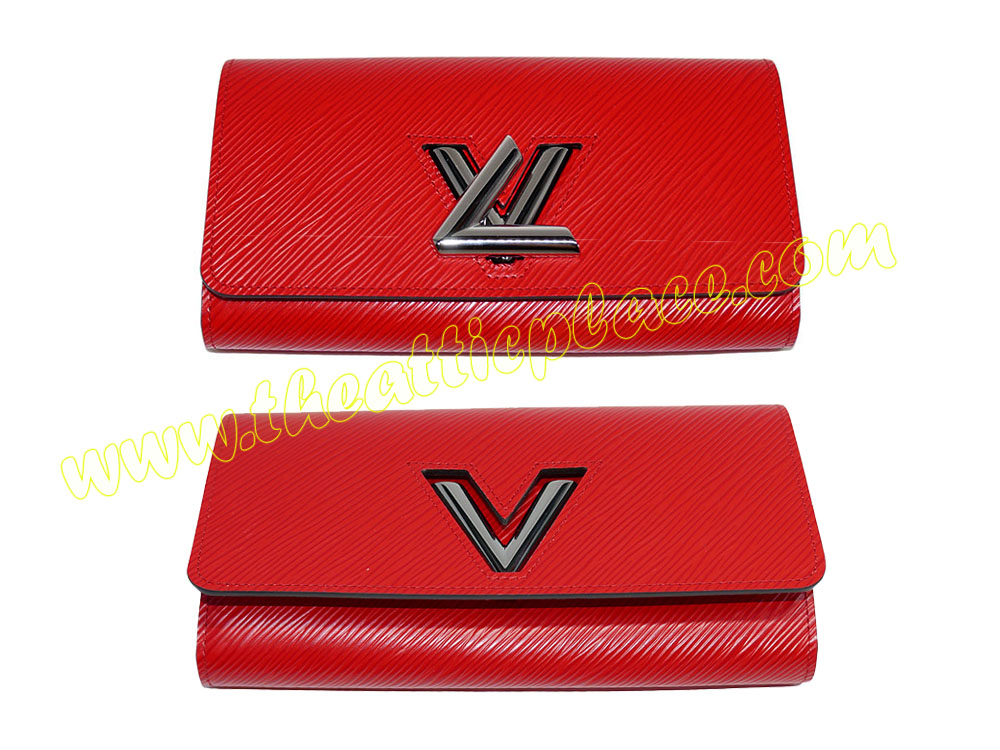 Louis Vuitton M61179 Epi Coquelicot Twist Wallet Long Wallet-37485