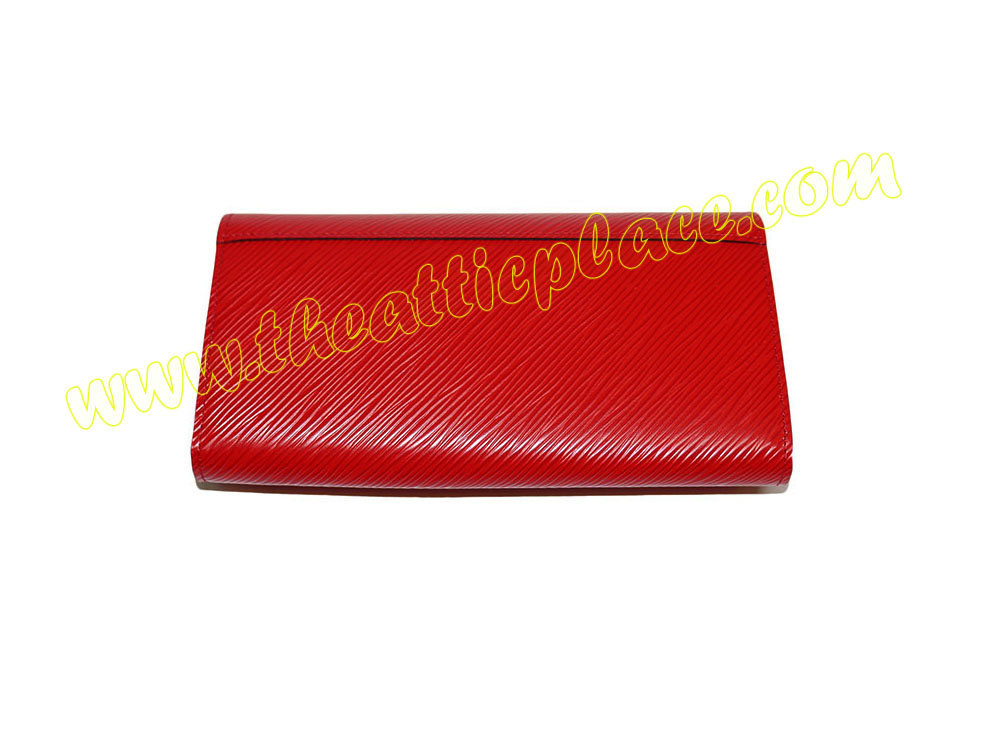 Louis Vuitton M61179 Epi Coquelicot Twist Wallet Long Wallet-37486