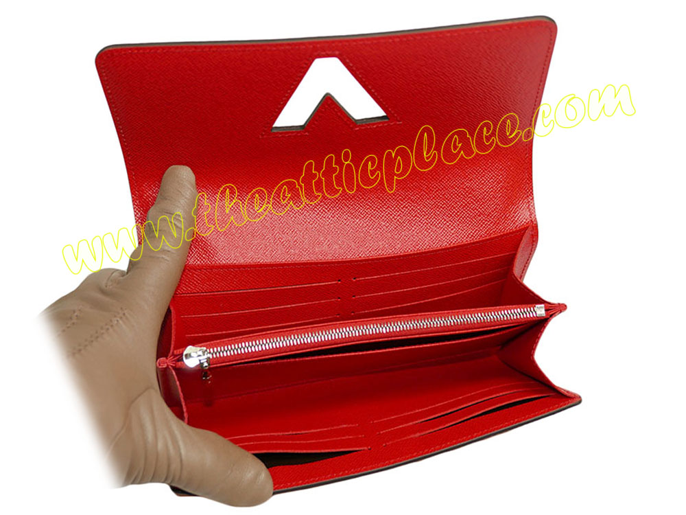 Louis Vuitton M61179 Epi Coquelicot Twist Wallet Long Wallet-37482
