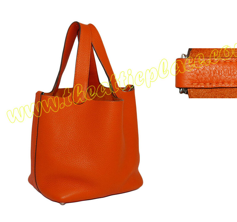 Hermes Picotin Pm R Stamp Feu Clemence PHW-0