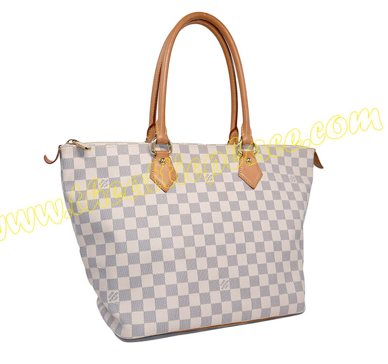 Louis Vuitton N51185 Damier Azur Saraya MM (FL0028) Document Shoulder Bag-0