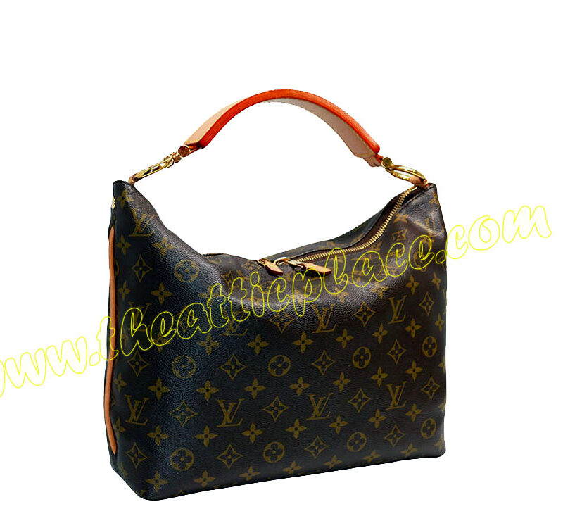 Louis Vuitton M40586 Monogram Canvas Sully PM Hobo Shoulder Bag (CA4141)-0