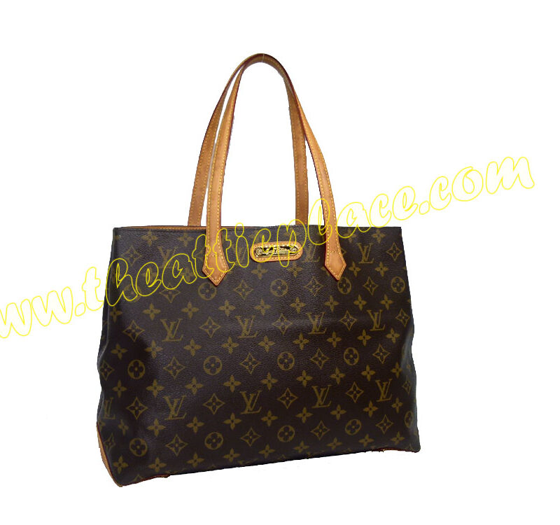Louis Vuitton M45644 Wilshire MM Monogram Canvas Document Tote (CA2170)-0