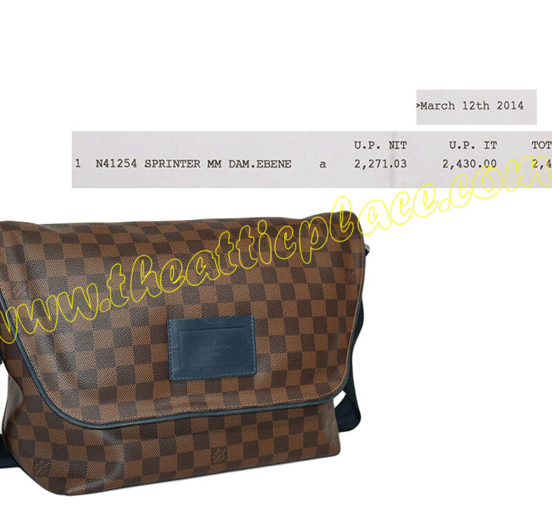 Louis vuitton N41254 Sprinter MM Damier Ebene (DU0134) Messenger Bag-0