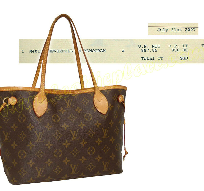 Louis Vuitton M40155 Monogram Neverfull PM Shopping Bag-0