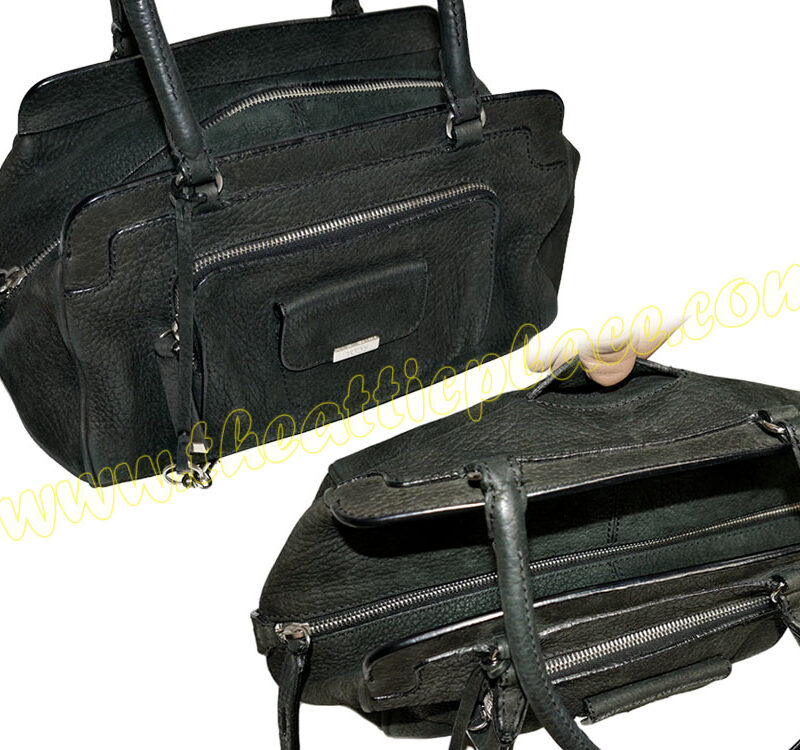 Tods Black Nubuck Leather Smalll D Tote -0
