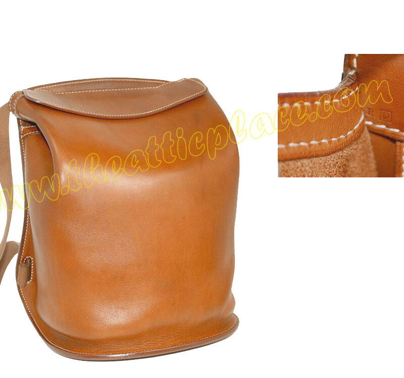 Hermes Sherpa PM Backpack Barenia Leather D Stamp -0