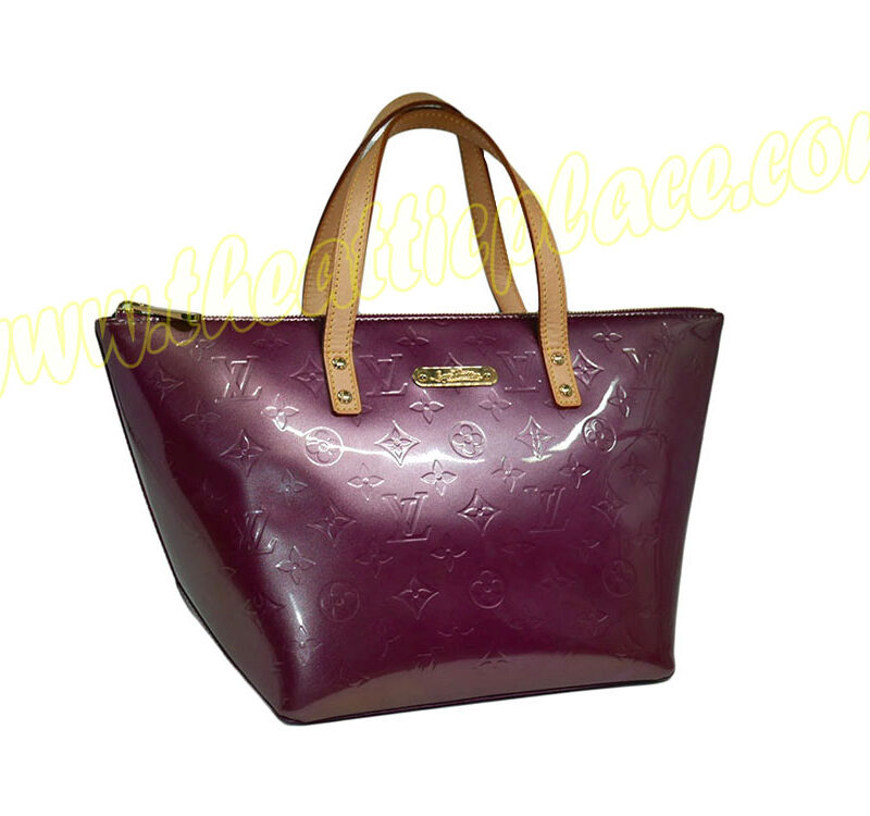 Louis Vuitton M93583 Vernis Rouge Fauviste Plum Bellevue PM -0