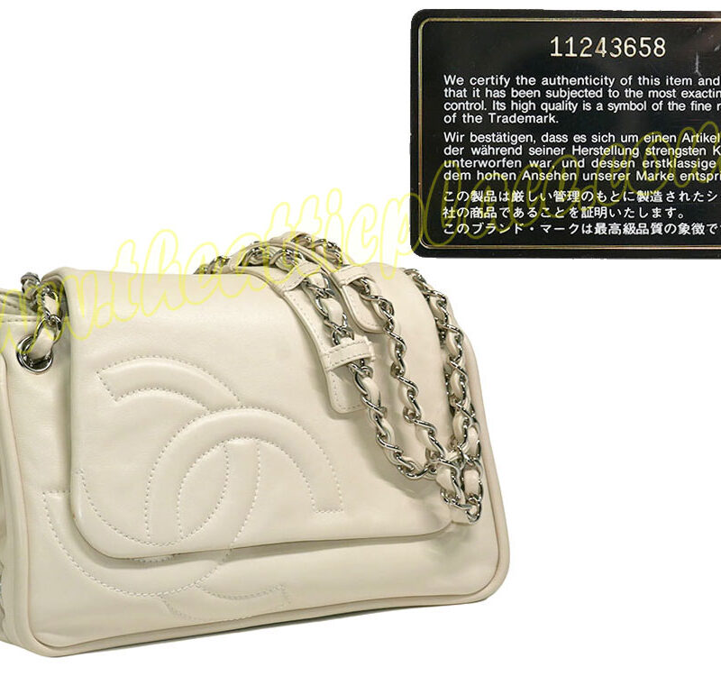 Chanel 11243658 Beige Lambskin Accordion Flap Silver Hardware-0