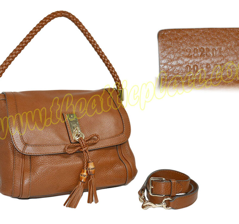 Gucci 282301 Bella Camel Calf leather Cross Body / Shoulder Bag-0