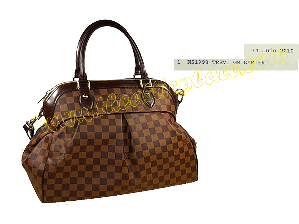 Louis Vuitton N51998 Damier Trevi GM Tote/ Shoulder Bag-0