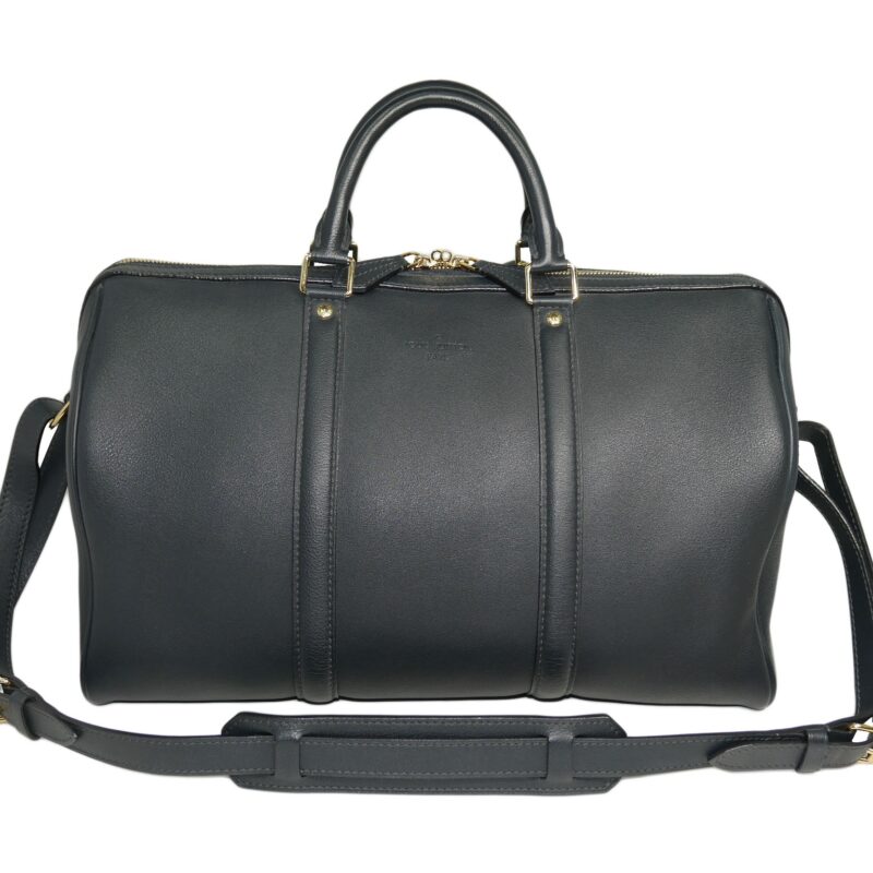 Louis Vuitton M95857 Black/ Blue Sofia Coppola SC Bag MM Speedy 36cm (MI0173) with Strap-0