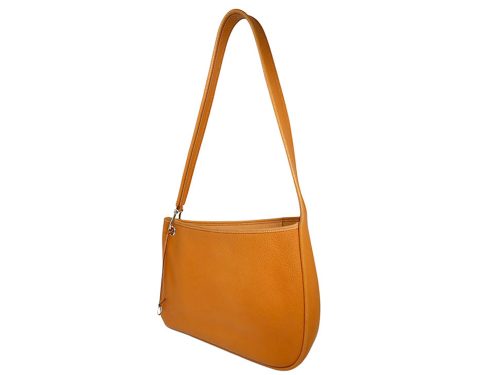 Hermes Manille Jaunde/ Yellow Clemence Leather D Stamp Hobo Bag