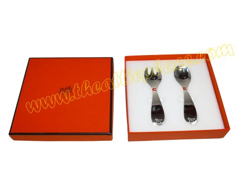 Hermes Silver Spoon and Fork Gift Set for All Occasions-0
