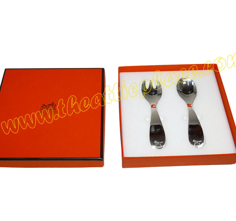 Hermes Silver Spoon and Fork Gift Set for All Occasions-0