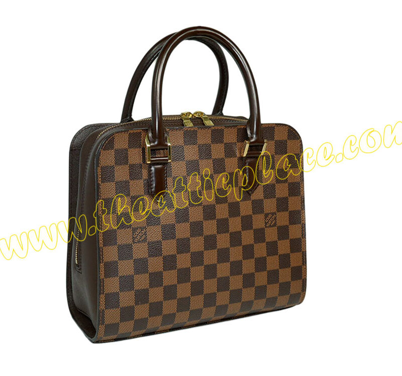 Louis Vuitton N51155 Damier Canvas Triana Tote Bag-0
