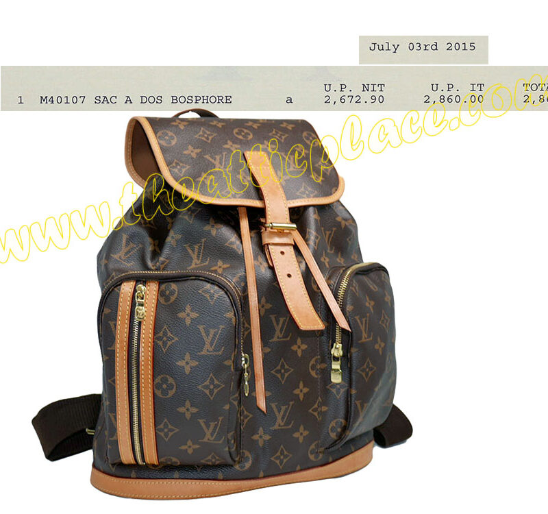 Louis Vuitton M40107 Sac A Dos Bosphore Backpack (FL2115) for Unisex -0
