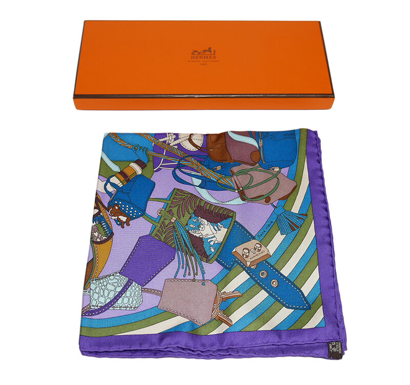 Hermes Limited Collection for VIP Only ! Silk Scarf 40 x 40cm / Collections on Bags and Accessories -0