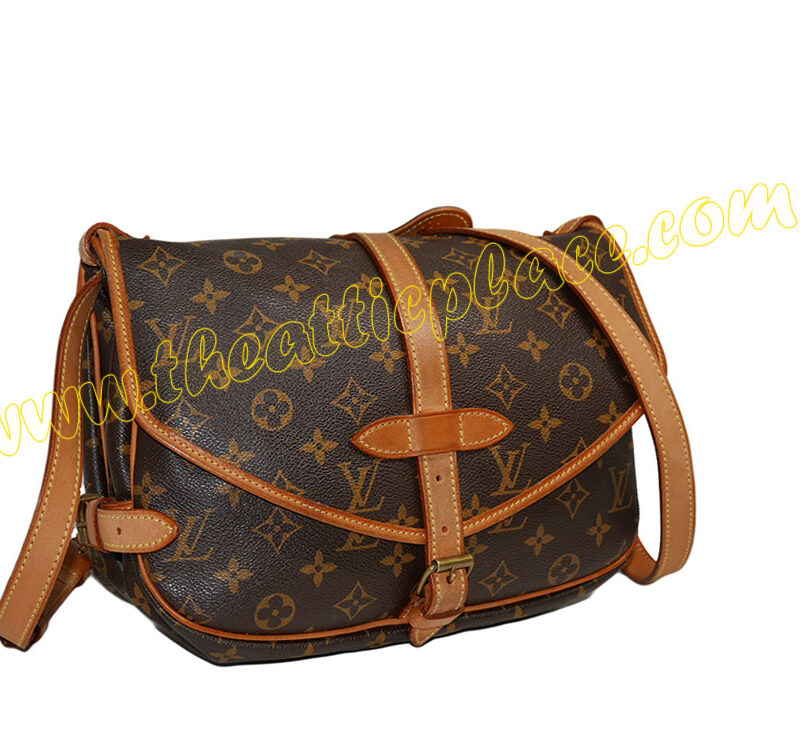 Louis Vuitton M42256 Monogram Canvas Saumur 30 (MB0088) 2- Way Bag-0