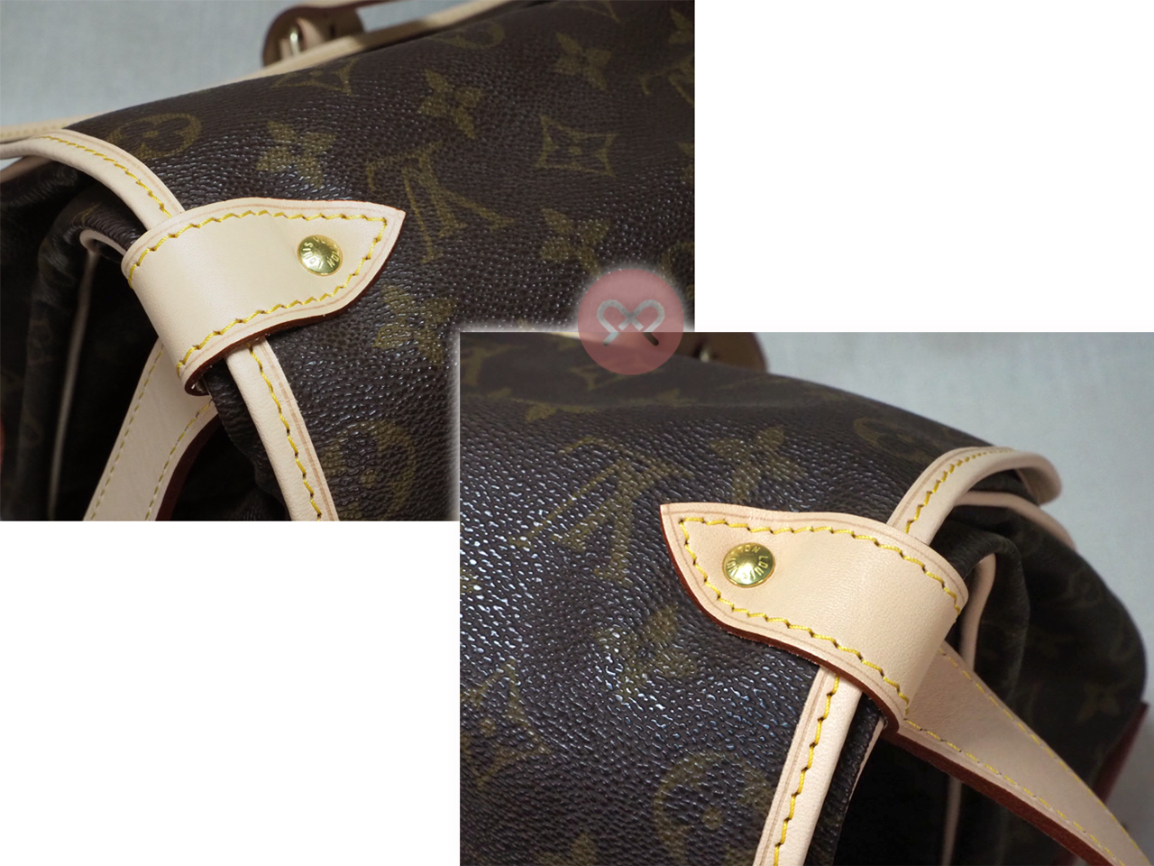 Louis Vuitton M42256 Monogram Canvas Saumur 35 Large Messenger Bag (AR0964) - Image 7