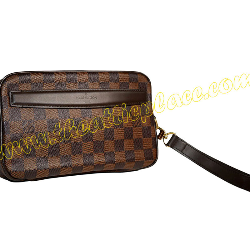 Louis Vuitton N41219 Damier Saint-Paul Clutch (SN1113)-0