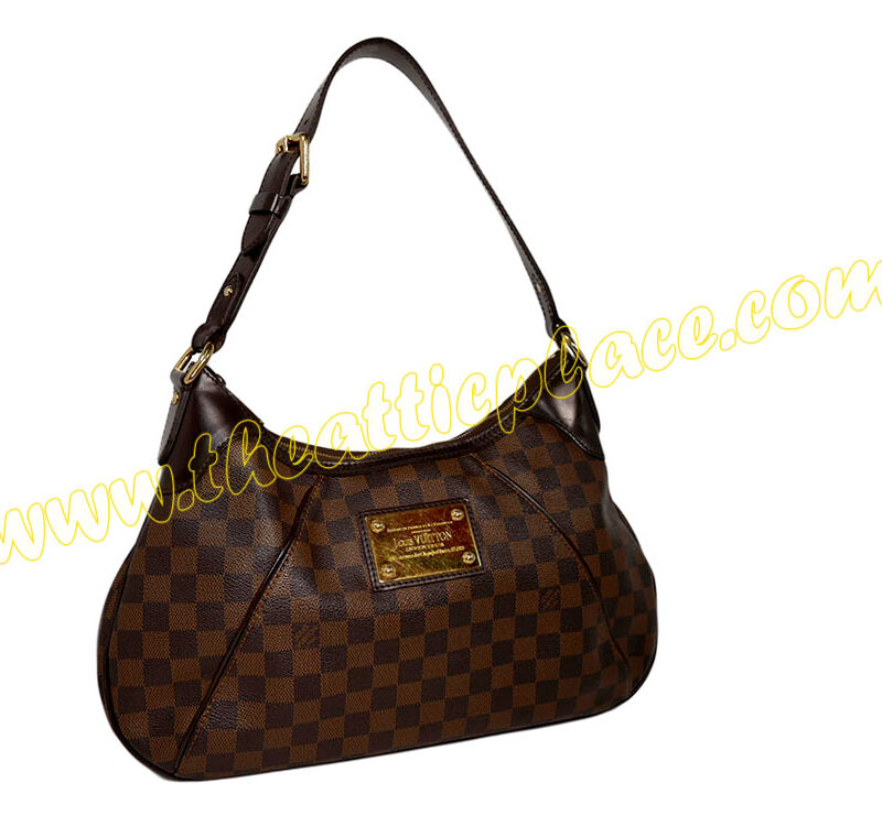 Louis Vuitton N48181 Damier Canvas Thames GM Hobo Bag (SP0059)-0