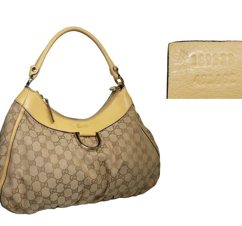 Gucci 139838 Yellow GG Hobo Bag-0