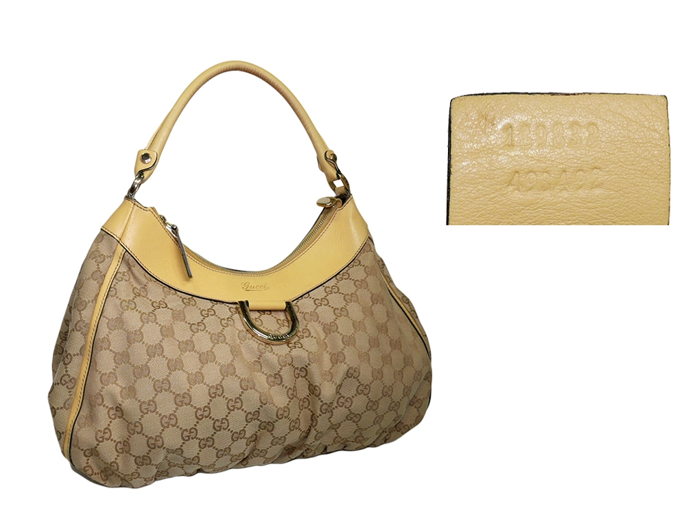 Gucci 139838 Yellow GG Hobo Bag-0