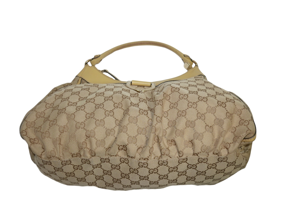 Gucci 139838 Yellow GG Hobo Bag-31391