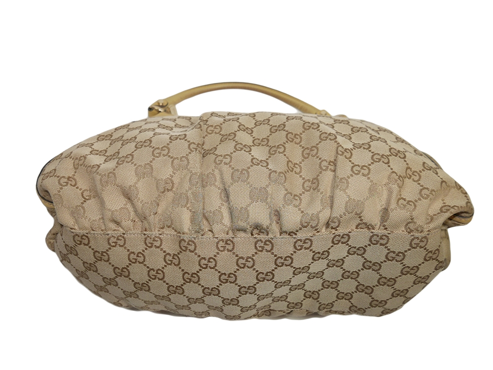 Gucci 139838 Yellow GG Hobo Bag-31392