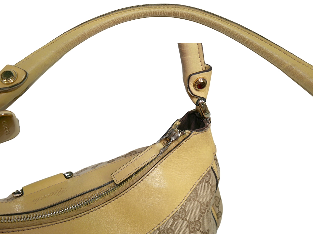 Gucci 139838 Yellow GG Hobo Bag-31393