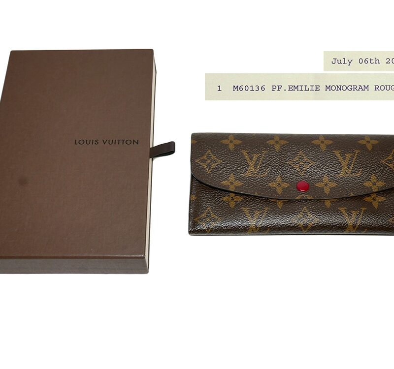 Louis Vuitton M60136 Emilie Monogram Rouge Wallet-0
