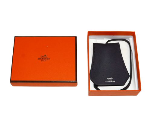 Hermes Clochette Narcisse Black Swift Bell Charm S/S Mirror Clochette Narcisse-0