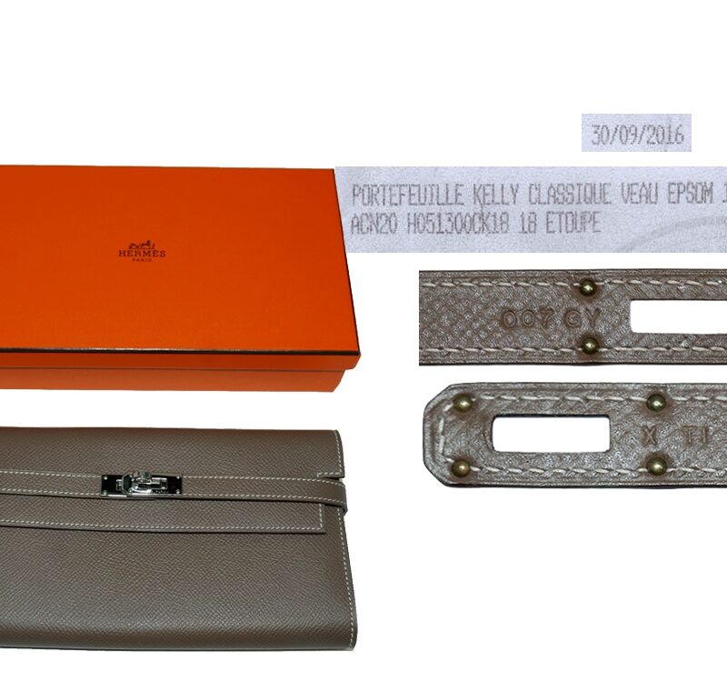 Hermes Etope Epsom Kelly Wallet X Stamp Palladium Hardware-0