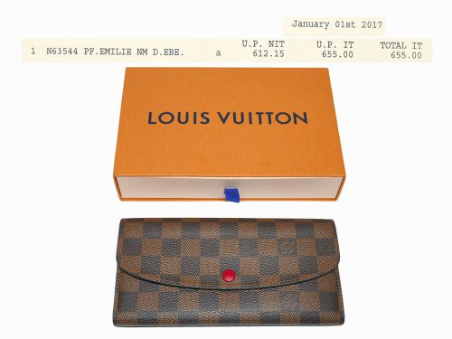 Louis Vuitton N63544 Damier Emilie Long Wallet-0