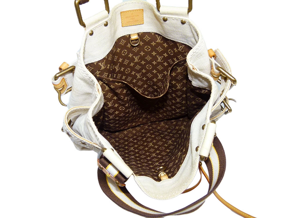 Louis Vuitton M95112 Burgundy Globe Shopper Cabas Toile MM Collection-30595
