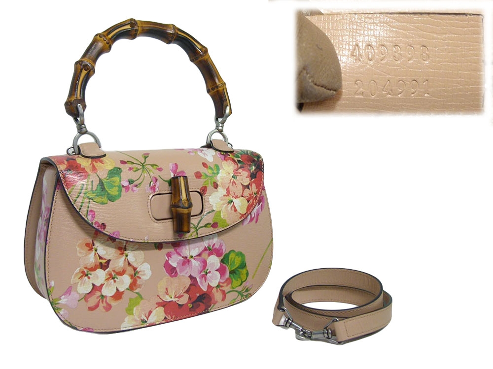 Gucci Bamboo Classic Blooms Small Top-Handle Bag 1