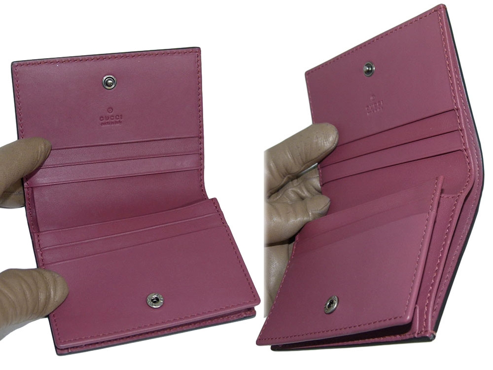 Gucci 368823 Bamboo Classic Blooms Small Top-Handle Bag in Blush Pink with FREE matching Gucci 410088 GG Blooms Card Case-31276