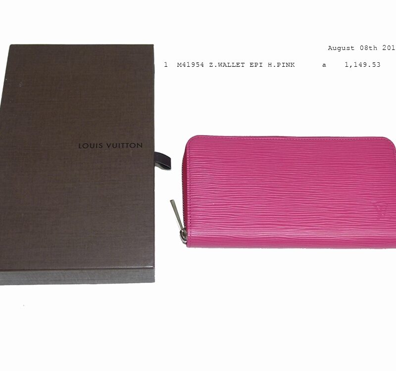 Louis Vuitton M41954 Epi Leather Hot Pink Zippy Wallet -0