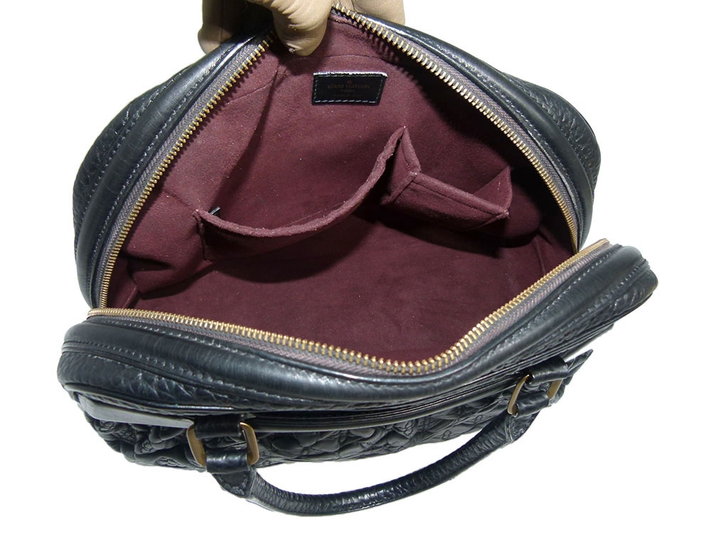 Louis Vuitton Monogram Quilted Lambskin Mizi Vienna GM w Alligator Trim Tote Bag-31192