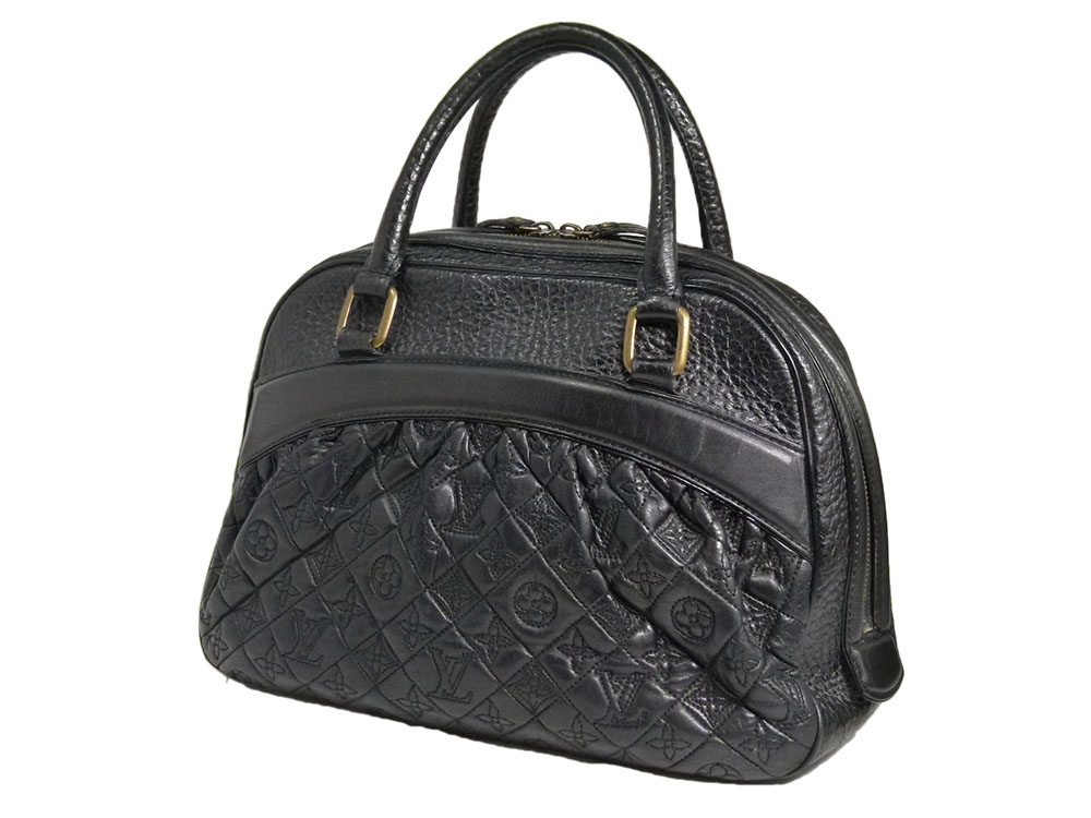 Louis Vuitton Monogram Quilted Lambskin Mizi Vienna GM w Alligator Trim Tote Bag-31191