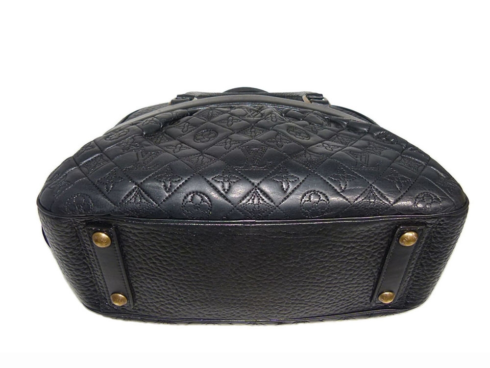 Louis Vuitton Monogram Quilted Lambskin Mizi Vienna GM w Alligator Trim Tote Bag-31196