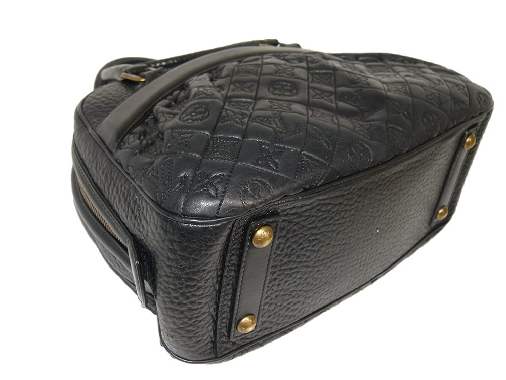 Louis Vuitton Monogram Quilted Lambskin Mizi Vienna GM w Alligator Trim Tote Bag-31193