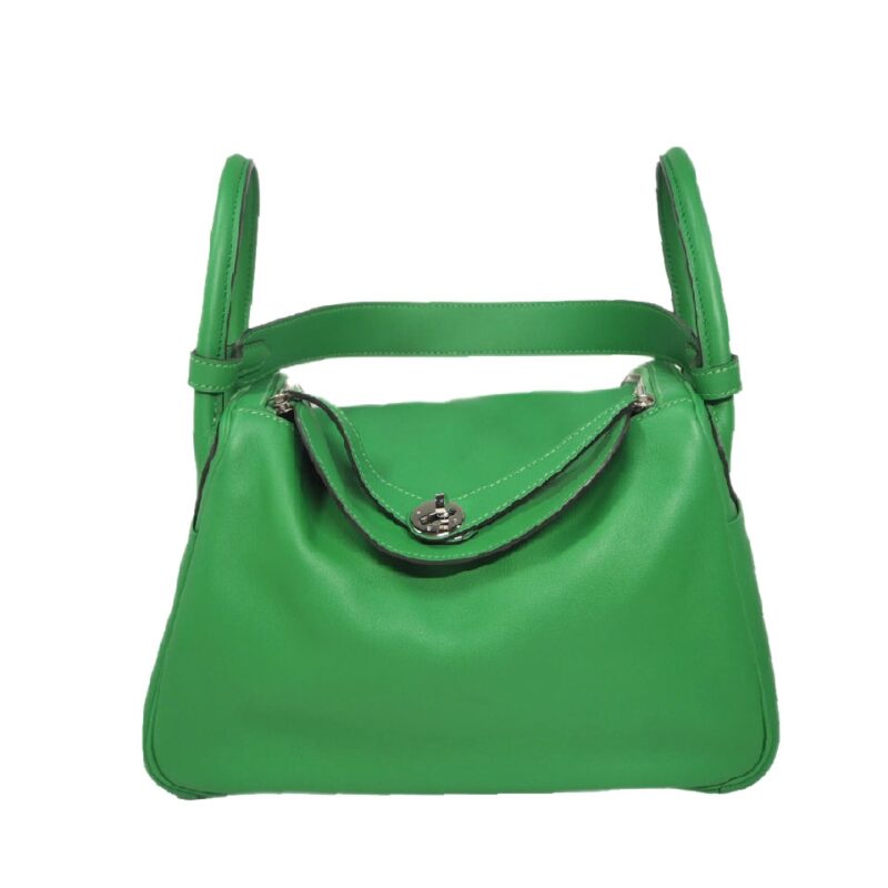 Hermes Lindy 30 Bamboo Swift Leather R Stamp Palladium Hardware-0