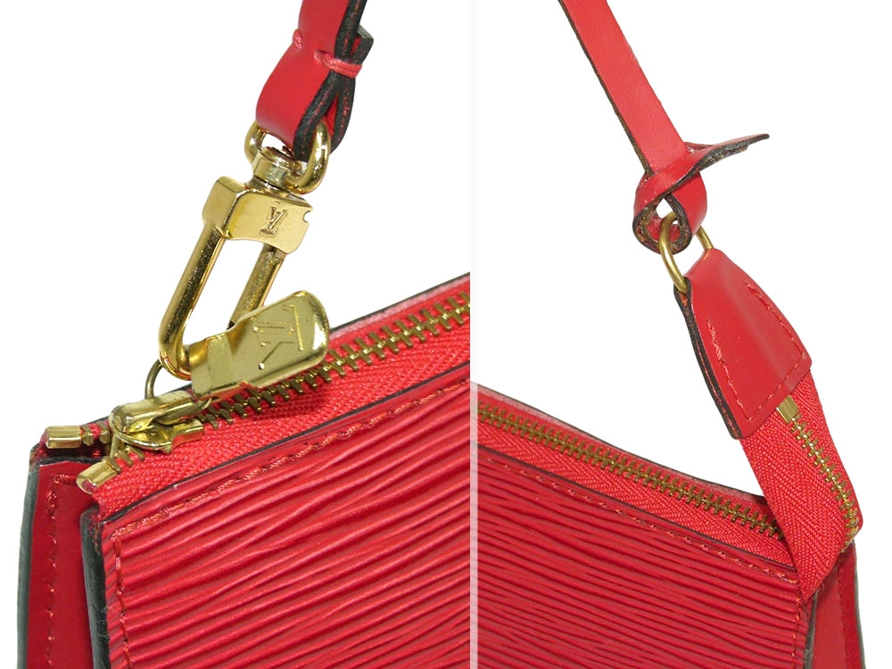 Louis Vuitton M52947 Red Epi Leather Accessories Pouch -31593